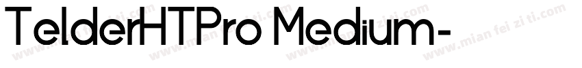 TelderHTPro Medium字体转换